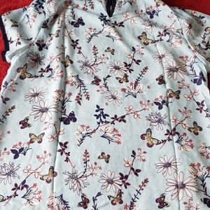 Sky blue blouse NWT